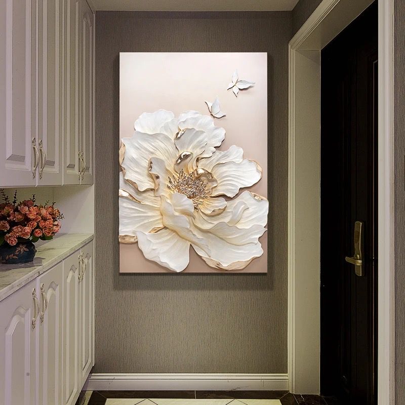Fluttering Dreamscape 3D Premium Vertical Wall Art Style 1