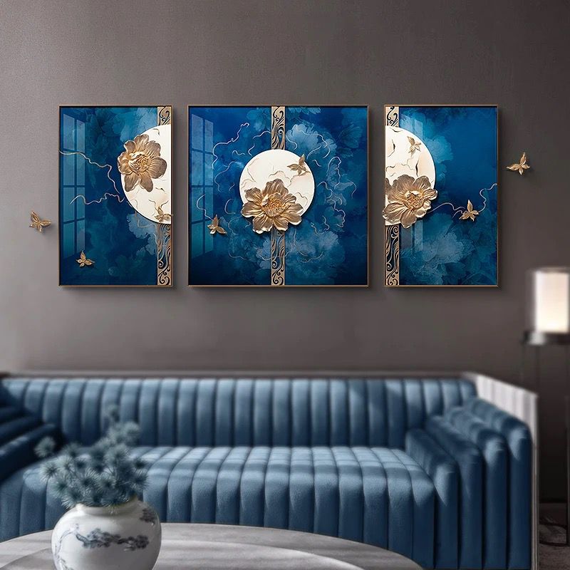 The Altruistic Flower Premium 3D Wall Art Set of 3