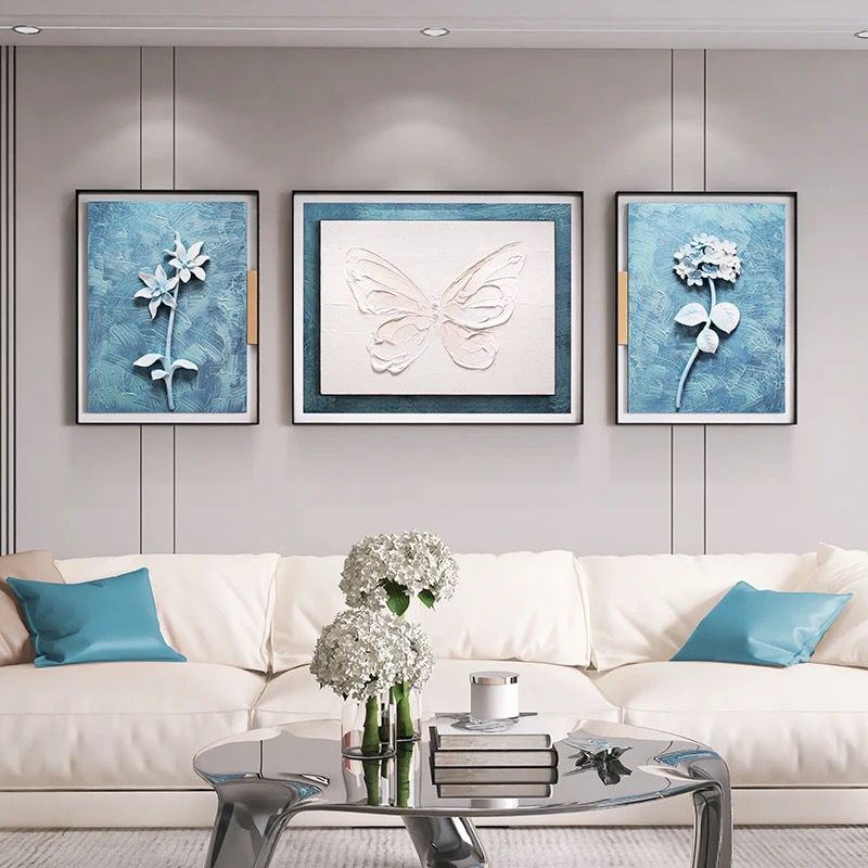 The Altruistic Flower Premium 3D Wall Art Set of 3 Style 2