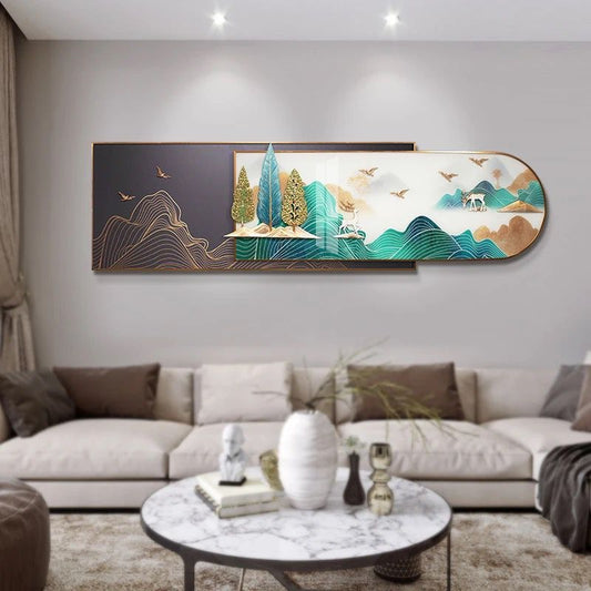 Mystic Valley - Nature Themed Premium Metal Wall Art