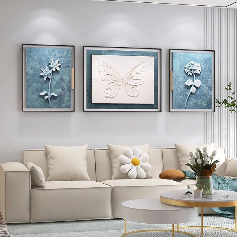 The Altruistic Flower Premium 3D Wall Art Set of 3 Style 2