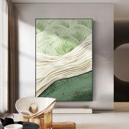 The Wave Whisperers Premium Handmade Oil Painting (4 x 2.5 Feet) Style 3