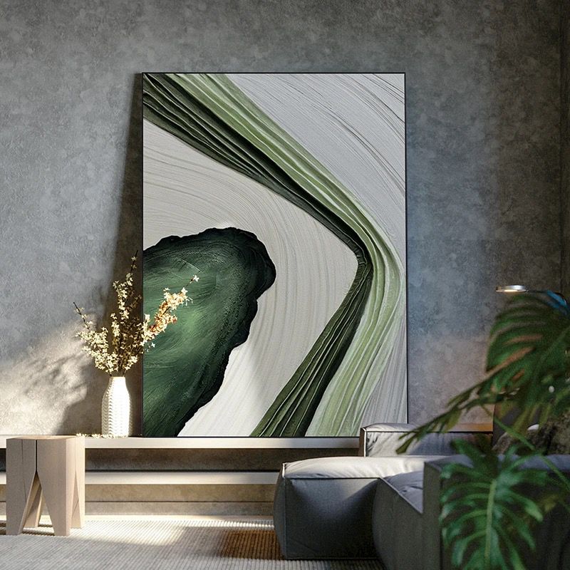 The Wave Whisperers Premium Handmade Oil Painting (4 x 2.5 Feet) Style 4